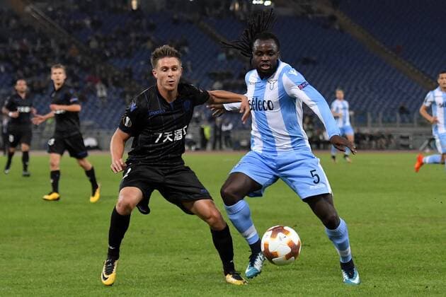 Arnaud Souquet Nice, Jordan Lukaku Lazio Roma 02-11-2017 Stadio Olimpico Uefa Europa League 2017 2018 Lazio - Nizza Lazio - Nice Foto Andrea Staccioli Insidefoto