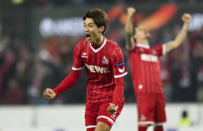 Themen der Woche - SPORT Bilder des Tages - SPORT Köln, 02.11.2017 Torjubel: Yuya Osako (Köln) 1. FC Köln - Bate Borisov