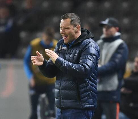 Fussball, Herren, Saison 2017 2018, UEFA Europa League (Gruppe J, 4. Spieltag), Hertha BSC - Sorja Luhansk, Trainer Pal Dardai (Hertha BSC), 02.11. 2017, Copyright: xMatthiasxKochx