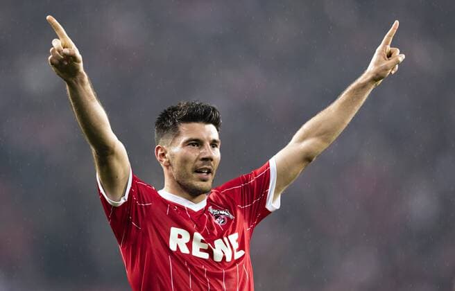 Themen der Woche - SPORT Bilder des Tages - SPORT Köln, 02.11.2017 Torjubel: Milos Jojic (Köln) 1. FC Köln - Bate Borisov