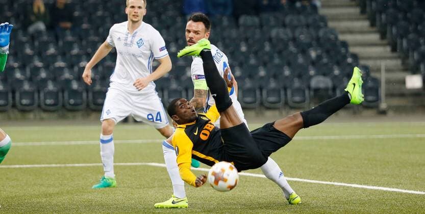 02.11.2017 Stade de Suisse Bern , SCHWEIZ , Saison 2017 2018 Herren Fussball Europa League BSC Young Boys Bern - Dynamo Kiew Roger Assale (Young Boys)