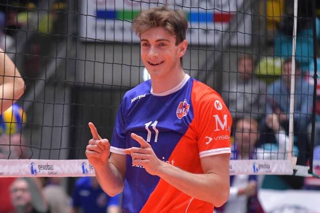 04.11.2017, xtkx, Volleyball Herren, United Volleys Frankfurt - TSV Herrsching, emspor, v.l. Tobias Krick (United Volleys) , Frankfurt
