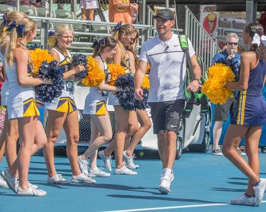 November 4, 2017 - Delray Beach, Florida, US - Actor, Director and screen-writer SCOTT FOLEY in action on court at the Delray Beach Stadium and Tennis Center in Florida during the 2017 Chris Evert Raymond James Pro-Celebrity Tennis Classic. Chris Evert Charities has raised more than $23 million in an ongoing campaign for Florida s most at-risk children. Foley at 2017 Chris Evert Pro-Celebrity Ternnis Classic - ZUMAd84_ 20171104_zaf_d84_044 Copyright: xArnoldxDrapkinx