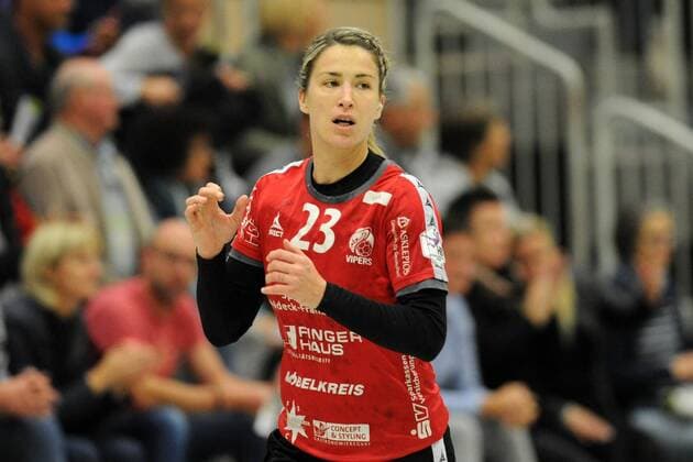 Laura Nicoleta Vasilescu (HSG Bad Wildungen Vipers) -- Handball --- DHB-Pokal 3. Runde, Frauen --- HSG Bad Wildungen Vipers vs Frisch Auf! Goeppingen --- 04.11.2017, Bad Wildungen Copyright: xEibner-Pressefoto RolandxSippelx EP_RSL