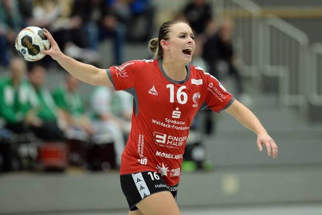 Mariel Stefanie Beugels (HSG Bad Wildungen Vipers) -- Handball --- DHB-Pokal 3. Runde, Frauen --- HSG Bad Wildungen Vipers vs Frisch Auf! Goeppingen --- 04.11.2017, Bad Wildungen Copyright: xEibner-Pressefoto RolandxSippelx EP_RSL