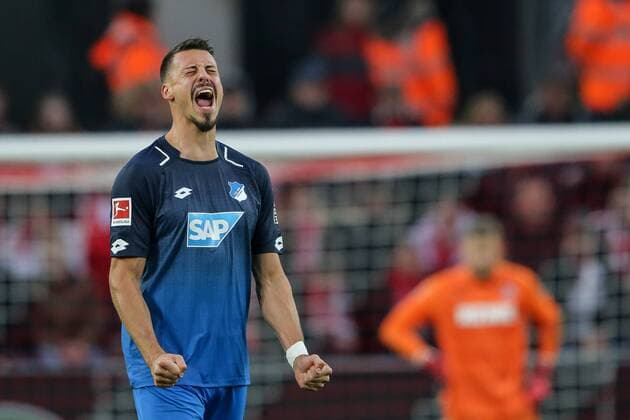 Sandro Wagner (Hoffenheim) erzielt das Tor zum 0:2 und jubelt 1. FC Koeln - TSG 1899 Hoffenheim Koeln Copyright: xBenjaminxHorn xEibner-Pressefotox EP_bhorn