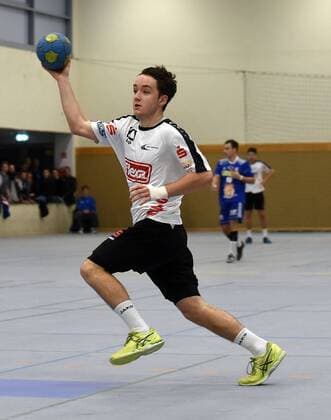 05.11.2017, xpsx, Handball A-Jugend 1.Bundesliga, HSG Hanau - TVG Junioren Akademie v.l. Laurin Lehr (Hanau) Hanau Hessen Deutschland