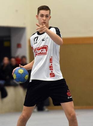 05.11.2017, xpsx, Handball A-Jugend 1.Bundesliga, HSG Hanau - TVG Junioren Akademie v.l. Tarek Marschall (Hanau) Hanau Hessen Deutschland
