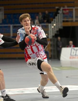 Handball Handball 3.Liga Nord 2017 2018 - Handball Sportverein Hamburg vs. Oranienburger HC Dominik Axmann (Hamburg), Sporthalle Hamburg Hamburg