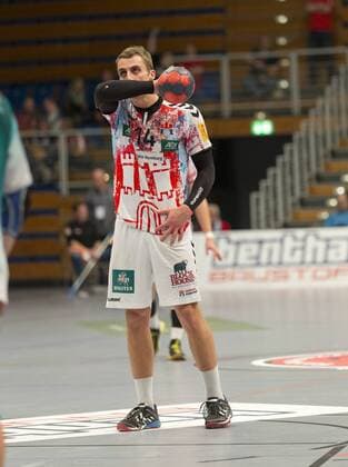 Handball Handball 3.Liga Nord 2017 2018 - Handball Sportverein Hamburg vs. Oranienburger HC Lukas Ossenkopp (Hamburg), Sporthalle Hamburg Hamburg