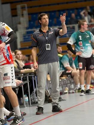 Handball Handball 3.Liga Nord 2017 2018 - Handball Sportverein Hamburg vs. Oranienburger HC Trainer Torsten Jansen (Hamburg), Sporthalle Hamburg Hamburg