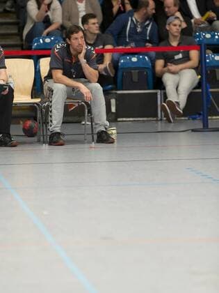 Handball Handball 3.Liga Nord 2017 2018 - Handball Sportverein Hamburg vs. Oranienburger HC Trainer Torsten Jansen (Hamburg), Sporthalle Hamburg Hamburg