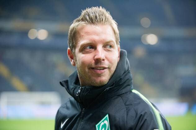 Trainer Florian KOHFELDT (HB) gibt sein Debuet in der Bundesliga, Fussball 1. Bundesliga, 11. Spieltag, Eintracht Frankfurt (F) - SV Werder Bremen (HB) 2:1, am 03.11.2017 in Frankfurt Deutschland. Â