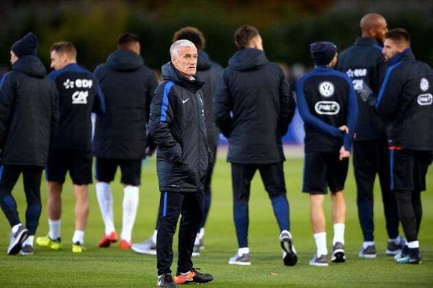 Didier Deschamps FOOTBALL Entrainement Equipe de France Clairefontaine 06 11 2017 AnthonyBIBARD FEP Panoramic 