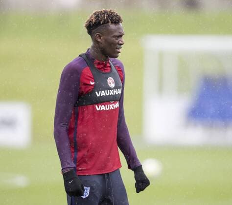 Fu?ball, Training Nationalteam England England Training Tammy Abraham of England during training at St Georges Park, Burton upon Trent Content Not Available For UK Newspapers Copyright: xJAMESxWILSONx FIL-10915-0006