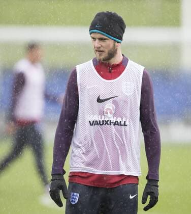 England Training Eric Dier of England during training at St Georges Park, Burton upon Trent Content Not Available For UK Newspapers Copyright: xJAMESxWILSONx FIL-10915-0028