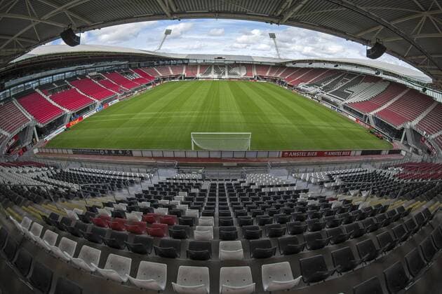 ALKMAAR - 18-07-2012 - persdag az, afas stadion, stadionfoto. persdag az
