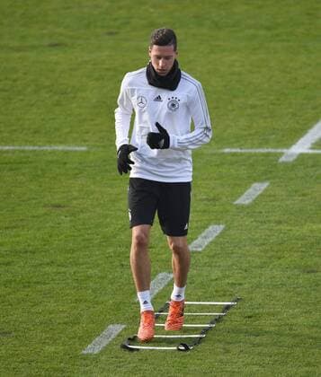 Bilder des Tages - SPORT Fussball, Herren, Saison 2017 2018, Deutschland, Training der deutschen Nationalelf in Berlin im Jahn-Sportpark, Julian Draxler (Deutschland), 08.11. 2017, Copyright: xMatthiasxKochx