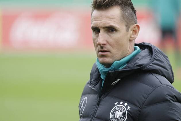 Rekordtorschütze Miroslav Klose, Deutschland, Berlin, Sportpark, Fussball, Herren, Saison 2017 2018, Training der deutschen Nationalmannschaft im Amateurstadion von Hertha BSC, 09.11.2017