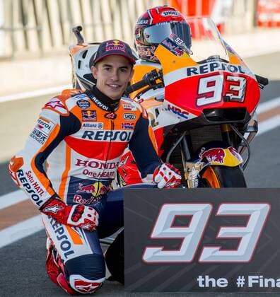 Marc Marquez and Andrea Dovizioso pose before the last race of the championship of MotoGP, at the Gran Premio Motul de la Comunitat Valenciana, Circuit of Ricardo Tormo,Valencia, Spain. Thrusday 9th of november 2017.  xJosexBretonx xGranxPremioxMotulxdexlaxComunitatxValencianax