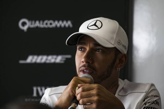 November 9, 2017 - Sao Paulo, Sao Paulo, Brazil - Nov, 2017 - Sao Paulo, Sao Paulo, Brazil - In the photo the English pilot LEWIS HAMILTON (Mercedes AMG Petrona), during a press conference PK Pressekonferenz This Thursday (9) the Formula 1 teams make the final preparations for the Brazilian Formula 1 Grand Prix that takes place next Sunday. Preparations for the Formula 1 GP Brazil - ZUMAc168 20171109_zap_c168_002 Copyright: xMarceloxChellox