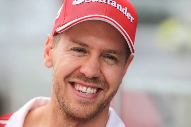 November 9, 2017 - Sao Paulo, Brazil - Ferrari s German Sebastian Vettel in the pit of the Interlagos Autodrome in southern Sao Paulo on Thursday, 09, in preparation for the Brazilian Grand Prix Formula 1 race on Sunday, 12. Brazil F1 GP preparations - ZUMAo70_ 80792624st Copyright: xDarioxOliveirax