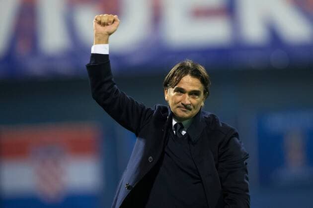 SOCCER - FIFA WC Quali, CRO vs GRE ZAGREB,CROATIA,09.NOV.17 - SOCCER - FIFA World Cup WM Weltmeisterschaft Fussball 2018, european qualifiers, play off, international match Länderspiel Croatia vs Greece. Image shows the rejoicing of head coach Zlatko Dalic (CRO). GEPAxpictures xMaticxKlansek