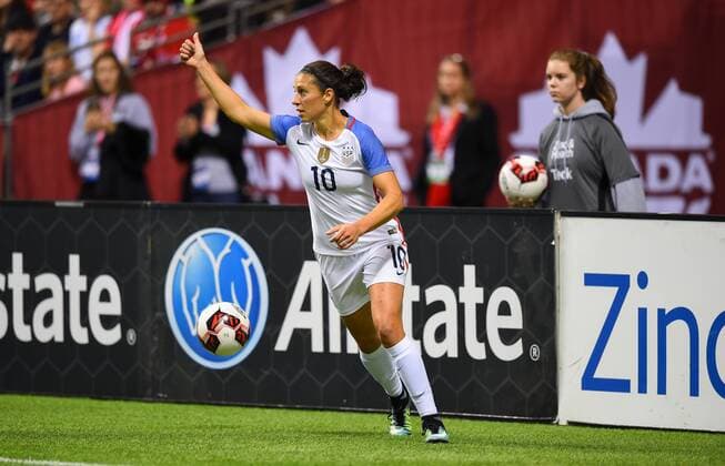 November 9, 2017 - Vancouver, Canada - Vancouver, Canada - Thursday November 09, 2017: Carli Lloyd during an International Friendly Länderspiel match between the Women s National teams of the United States (USA) and Canada (CAN) at BC Place. Carli Lloyd - ZUMAt139 20171109_zaa_t139_018 Copyright: xBradxSmithx