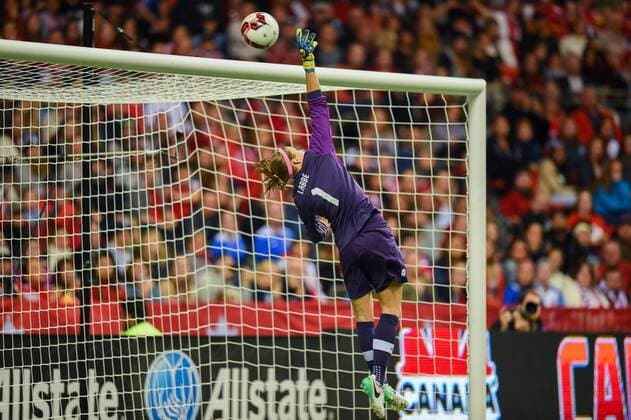 November 9, 2017 - Vancouver, Canada - Vancouver, Canada - Thursday November 09, 2017: Stephanie Labbe during an International Friendly Länderspiel match between the Women s National teams of the United States (USA) and Canada (CAN) at BC Place. Stephanie Labbe - ZUMAt139 20171109_zaa_t139_049 Copyright: xBradxSmithx
