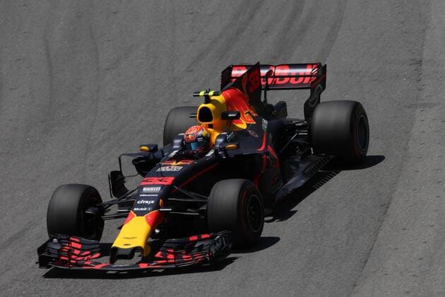 10.11.2017 - Free Practice 1, Max Verstappen (NED) Red Bull Racing RB13 Brazilian Grand Prix, Sao Paulo, Interlagos 9 - 12 November 2017 10.11.2017 - Free Practice 1, Max Verstappen (NED) Red Bull Racing RB13 