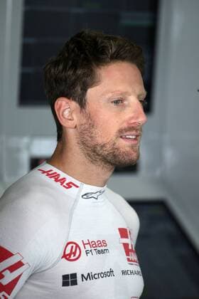 10.11.2017 - Free Practice 1, Romain Grosjean (FRA) Haas F1 Team VF-17 Brazilian Grand Prix, Sao Paulo, Interlagos 9 - 12 November 2017 10.11.2017 - Free Practice 1, Romain Grosjean (FRA) Haas F1 Team VF-17 