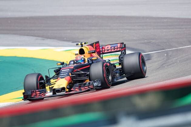 November 10, 2017 - Sao Paulo, Sao Paulo, Brazil - 33 MAX VERSTAPPEN (NED) of Red Bull Racing, drives during the free training day for the Formula One Grand Prix of Brazil at Interlagos circuit, in Sao Paulo, Brazil. The grand prix will be celebrated next Sunday, November 12. Formula One Grand Prix of Brazil 2017 free practice - ZUMAl146 20171110_zaf_l146_038 Copyright: xPauloxLopesx