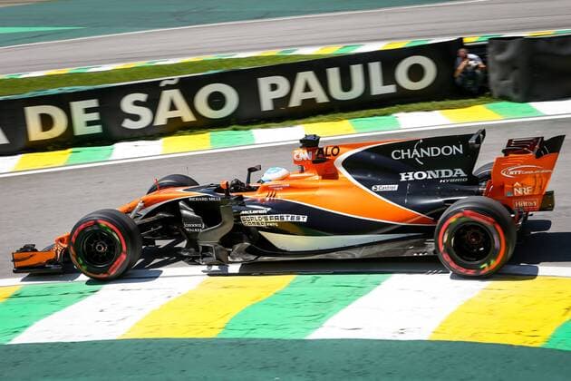 Motorsports: FIA Formula One World Championship WM Weltmeisterschaft 2017, Grand Prix of Brazil, 14 Fernando Alonso (ESP, McLaren Honda), Sao Paulo Brazil