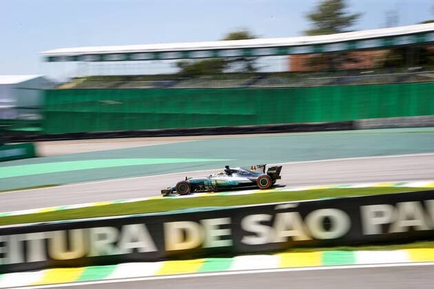 Motorsports: FIA Formula One World Championship WM Weltmeisterschaft 2017, Grand Prix of Brazil, 44 Lewis Hamilton (GBR, Mercedes AMG Petronas F1 Team), Sao Paulo Brazil