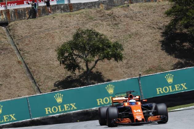 Motorsports: FIA Formula One World Championship WM Weltmeisterschaft 2017, Grand Prix of Brazil, 14 Fernando Alonso (ESP, McLaren Honda), Sao Paulo Brazil
