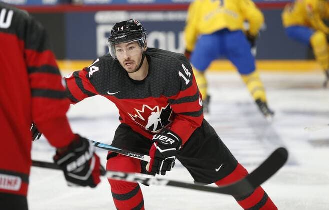 Eishockey, Karjala Cup, Kanada - Schweden 171110, Ishockey, Karjala Cup, Kanada - Sverige: Brandon Kozun 14, Canada during their Ice hockey Eishockey Karjala tournament Canada - Sweden match in Hartwall Arena 10. November 2017 in Helsinki, Finland. (Newspix24 Tomi Hänninen) © Bildbyran - COP 211 - SWEDEN ONLY  Copyright: TomixHänninen BB171110BB505