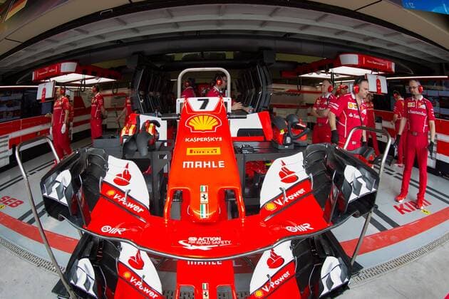 November 10, 2017 - Sao Paulo, Sao Paulo, Brazil - Box of Scuderia Ferrari, during the free training day for the Formula One Grand Prix of Brazil at Interlagos circuit, in Sao Paulo, Brazil. The grand prix will be celebrated next Sunday, November 12. Formula One Grand Prix of Brazil 2017 free practice - ZUMAl146 20171110_zaf_l146_097 Copyright: xPauloxLopesx