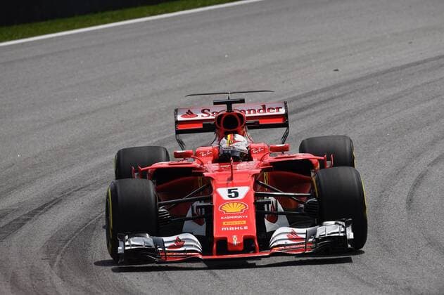 Sebastian Vettel (GER 5), Scuderia Ferrari, Grosser Preis von Brasilien 2017, 2tes freies Training, Motorsport, Formel 1, 10.11.2017, Interlagos Copyright: xEIBNER JERRYxANDREx EP_JAE
