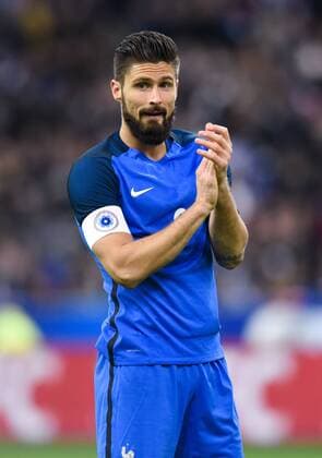 Fußball, Frankreich - Wales O Giroud ( France ) FOOTBALL : France vs Pays de Galles - Match Amical - Saint Denis - 10 11 2017 FedericoPestellini Panoramic 