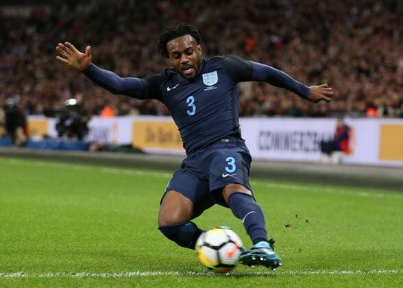 10th November 2017, Wembley Stadium, London, England; International football friendly, England versus Germany; Danny Rose of England attempts to cross the ball  ActionPlus11949218