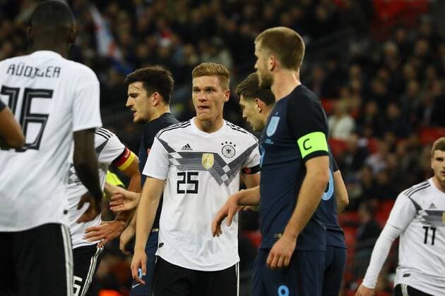 Marcel Halstenberg (Deutschland Germany) - 10.11.2017: England vs. Deutschland, Freundschaftsspiel, Wembley Stadium