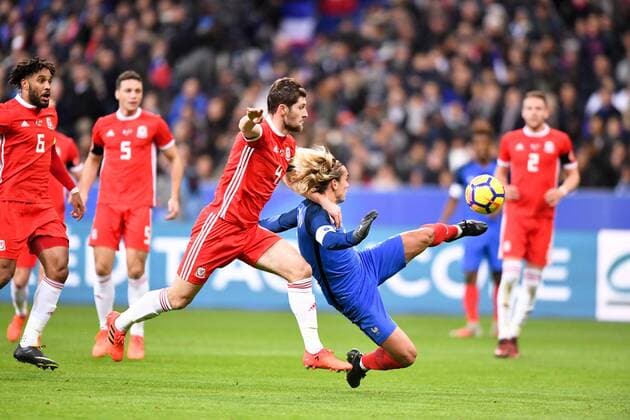 Fußball, Frankreich - Wales 07 Antoine Griezmann (fra) - BUT FOOTBALL : France vs Pays de Galles - Match amical de preparation de la Coupe du Monde 2018 - 10 11 2017 AnthonyBIBARD FEP Panoramic 