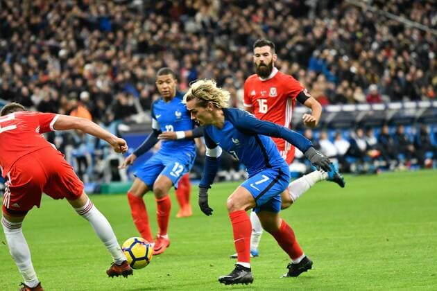 Fußball, Frankreich - Wales Antoine Griezmann (fr) FOOTBALL : France vs Pays de Galles - Match Amical - St Denis - 10 11 2017 ThierryBreton Panoramic 