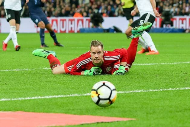 London, England, 10.11.2017, Laenderspiel, England - Deutschland, Torwart Marc-André ter Stegen (GER) in Aktion ( DeFodi048