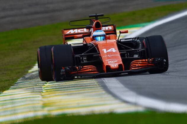 Fernando Alonso, McLaren Honda, formula 1 GP, Brasilien in Sao Paulo Interlagos, 12.11.2017 Photo:mspb Jerry Andre Fernando Alonso, formula 1 GP, Brasilien