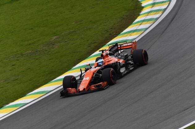 Fernando Alonso (SPA 14), McLaren Honda, Grosser Preis von Brasilien 2017, 3tes freies Training, Motorsport, Formel 1, 11.11.2017, Interlagos Copyright: xAndre Eibner-Pressefotox EP_JAE