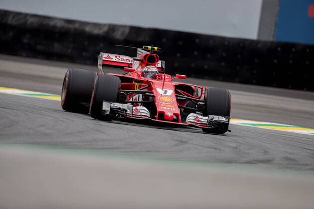 November 11, 2017 - Sao Paulo, Sao Paulo, Brazil - 7 KIMI RAIKKONEN, of Scuderia Ferrari, drives during the free training for the Formula One Grand Prix of Brazil at Interlagos circuit, in Sao Paulo, Brazil. The grand prix will be celebrated next Sunday, November 12. Formula One Grand Prix of Brazil 2017 - ZUMAl146 20171111_zaf_l146_078 Copyright: xPauloxLopesx