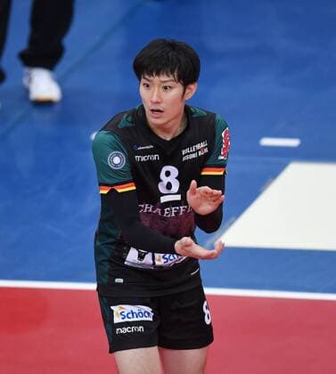 Volleyball 1. Bundesliga Saison 2017 2018 TV Rottenburg - Volley Bisons Buehl 11.11.2017 Masahiro Yanagida (Volley Bisons Buehl) Rottenburg