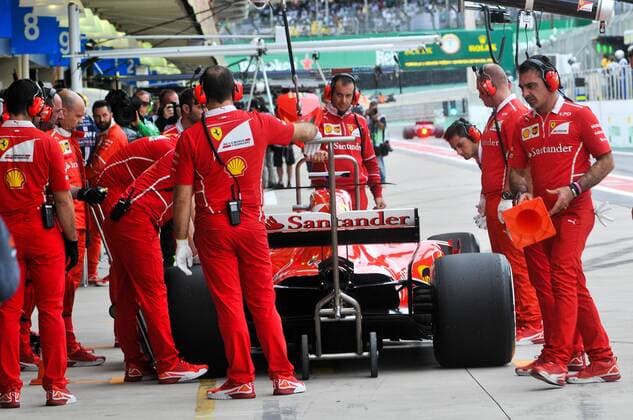 Sebastian Vettel, Scuderia Ferrari, formula 1 GP, Brasilien in Sao Paulo Interlagos, 12.11.2017 Photo:mspb Duda Bairros Sebastian Vettel, formula 1 GP, Brasilien