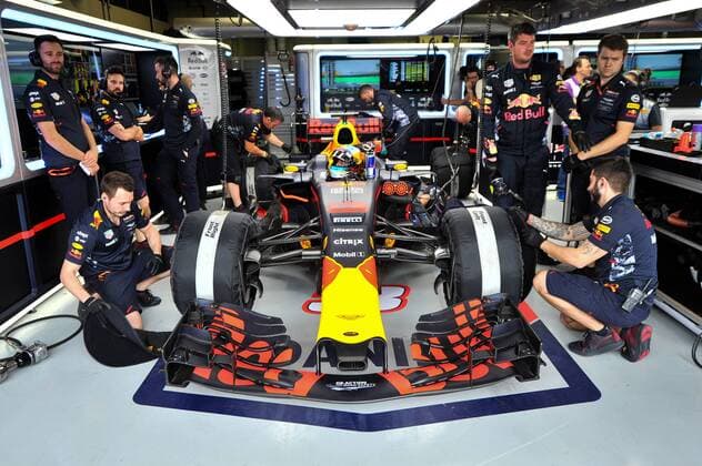 Daniel Ricciardo, Red Bull Racing, formula 1 GP, Brasilien in Sao Paulo Interlagos, 12.11.2017 Photo:mspb Duda Bairros Daniel Ricciardo, formula 1 Brasilien